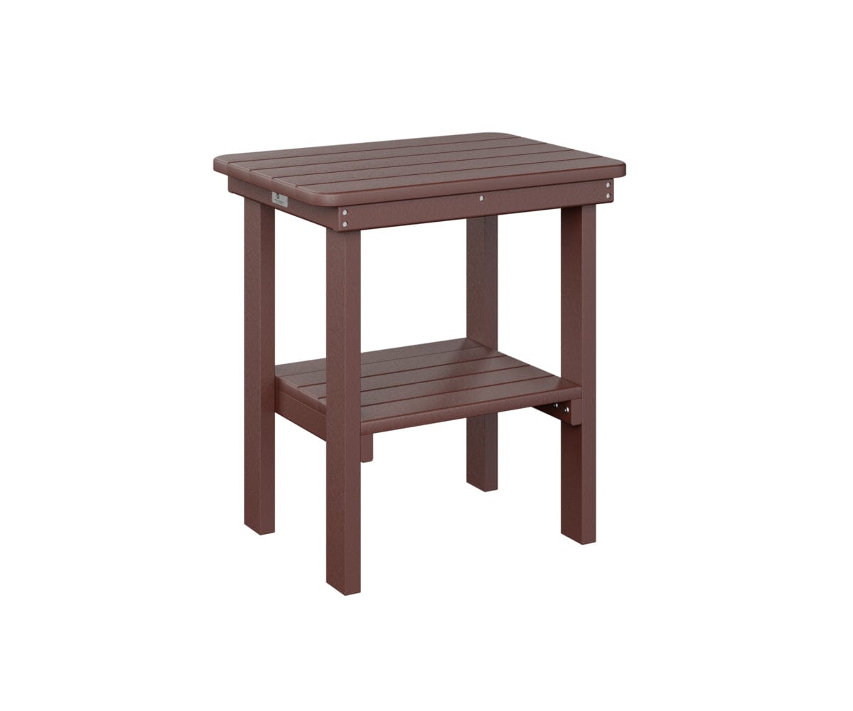 Rectangular End Table Dining Height My Store Burgundy