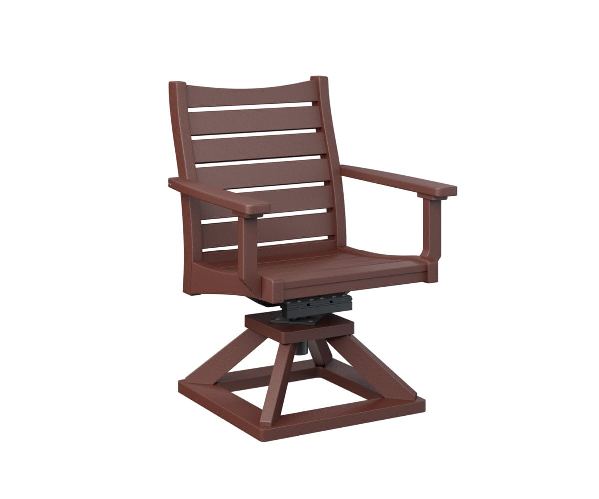Bristol Swivel Rocker Dining Chair My Store Burgundy