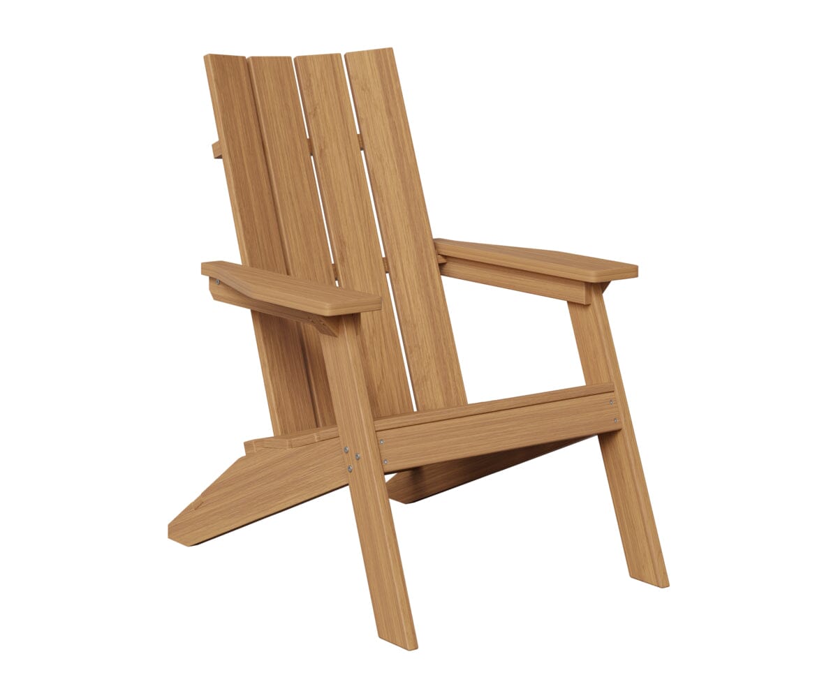 Mayhew Stationary Adirondack Rockwood Outdoor Furniture Natural Finish: Natural Teak