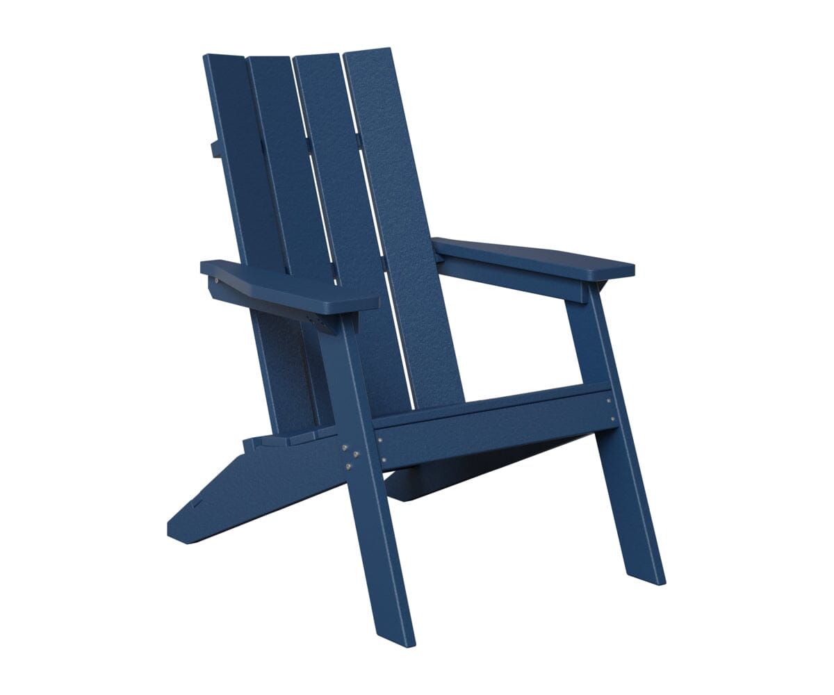 Mayhew Stationary Adirondack Rockwood Outdoor Furniture Navy Blue