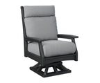Classic Terrace High Back Swivel Rocker My Store Black 