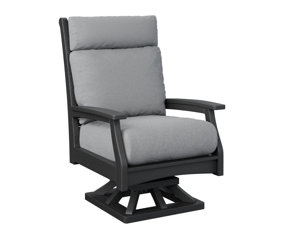 Classic Terrace High Back Swivel Rocker My Store Black 