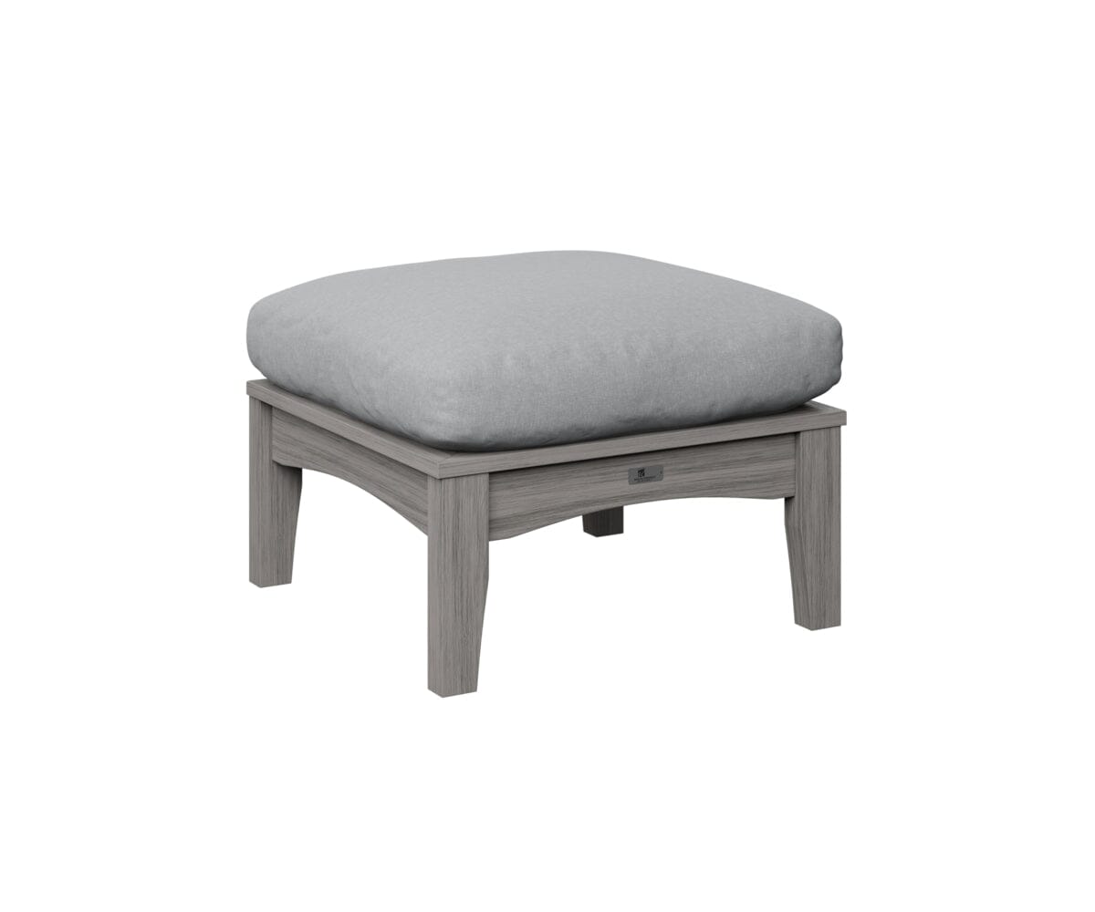 Classic Terrace Ottoman My Store Natural Finish: Driftwood Gray 
