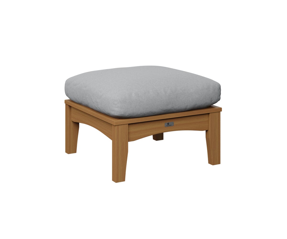 Classic Terrace Ottoman My Store Natural Finish: Natural Teak 