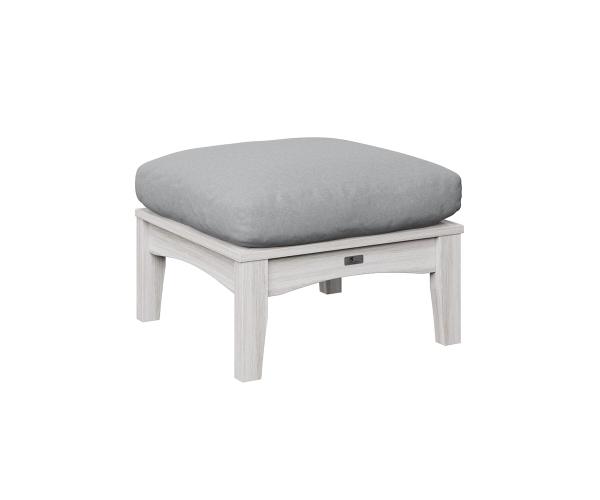 Classic Terrace Ottoman My Store Natural Finish: Seashell 