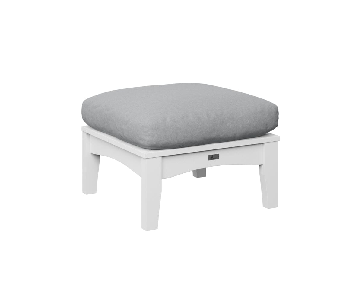Classic Terrace Ottoman My Store White 