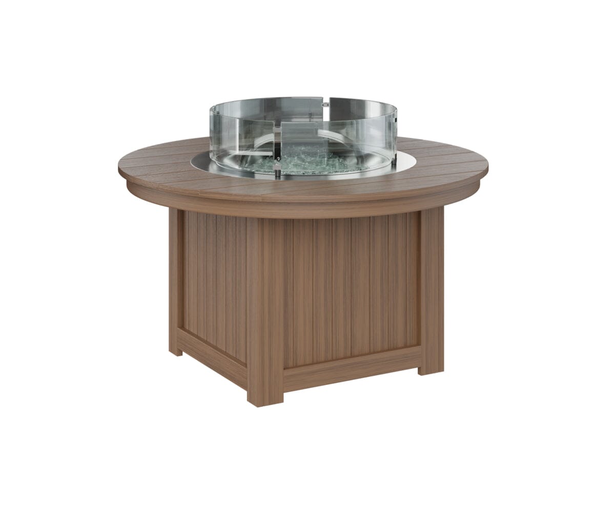 Donoma Round Fire Pit Rockwood Outdoor Furniture Natural Finish: Antique Mahogany 