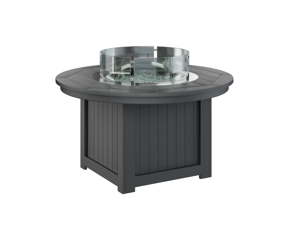 Donoma Round Fire Pit Rockwood Outdoor Furniture Black 