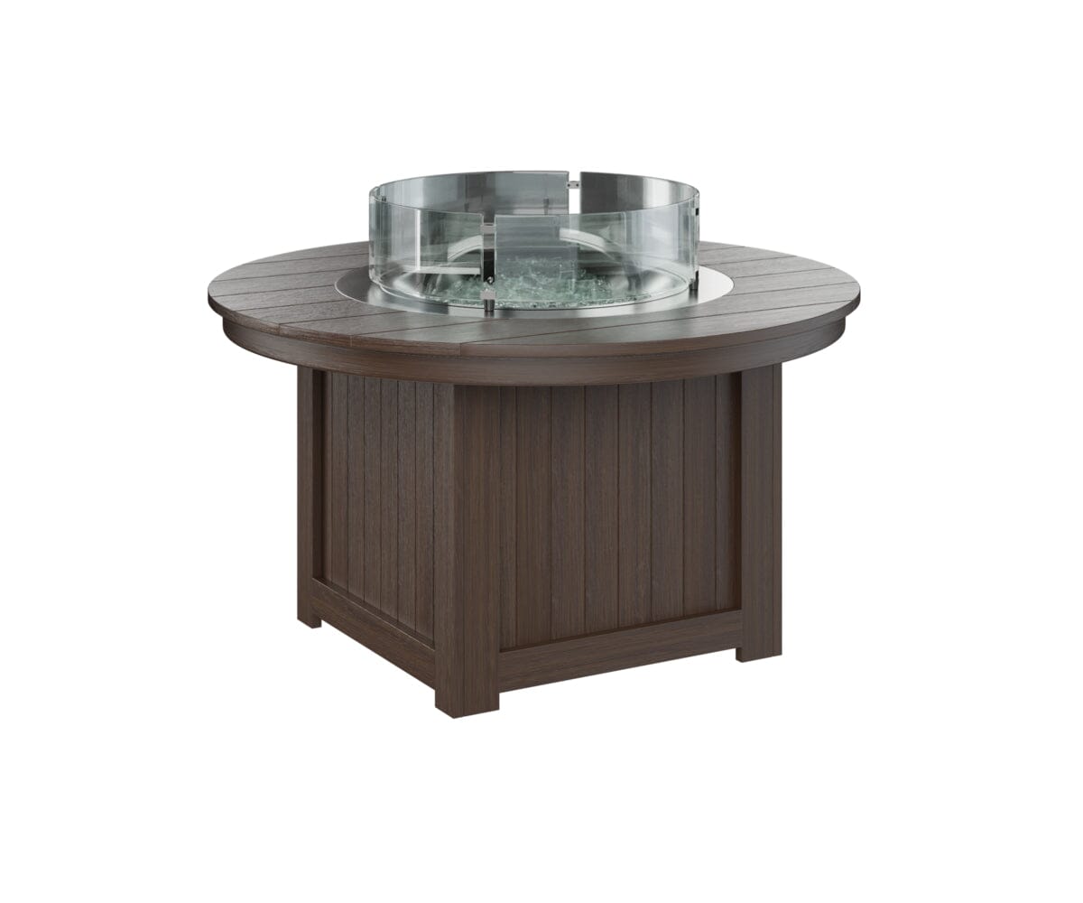 Donoma Round Fire Pit Rockwood Outdoor Furniture Natural Finish: Brazillian Walnut 