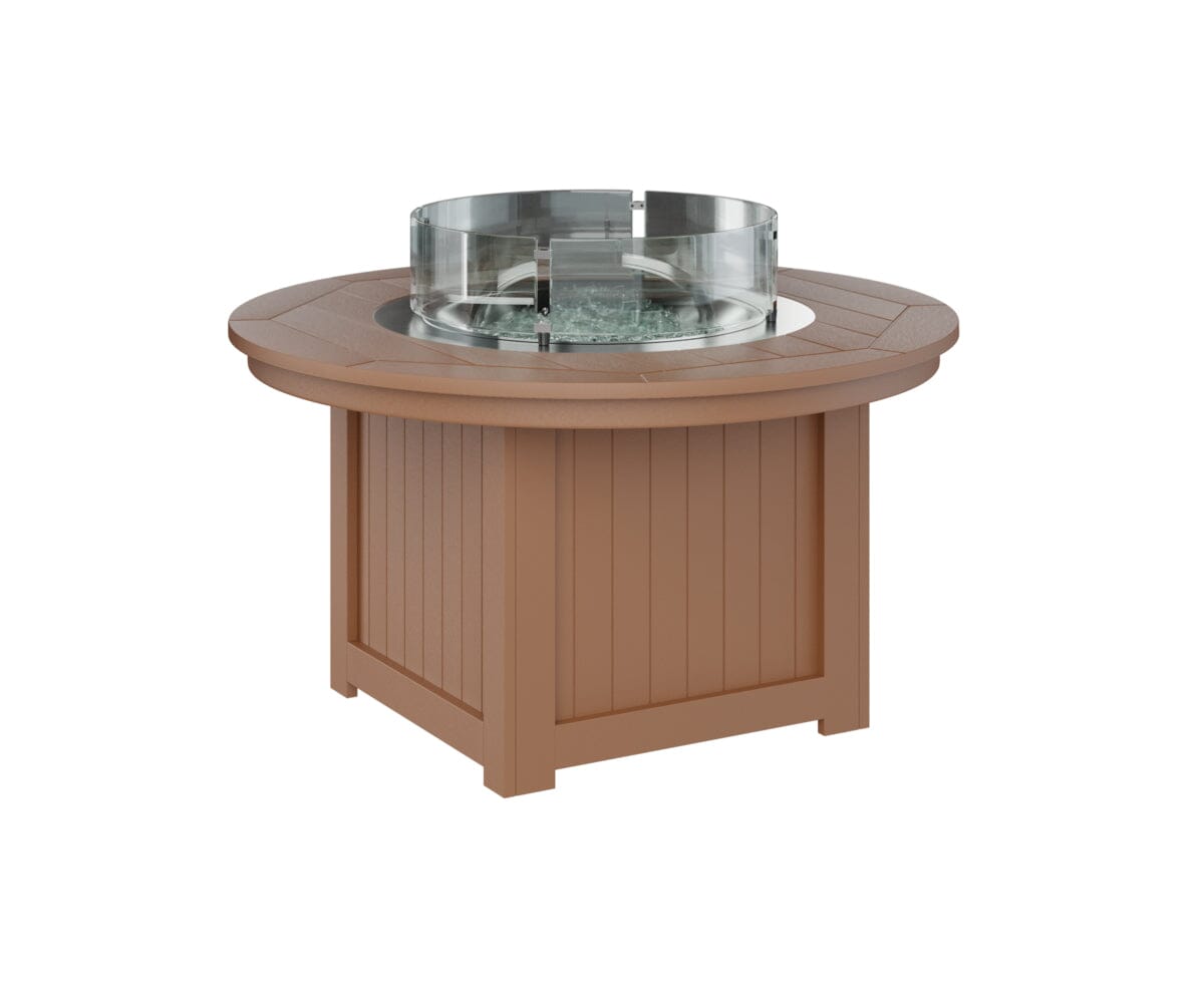 Donoma Round Fire Pit Rockwood Outdoor Furniture Cedar 