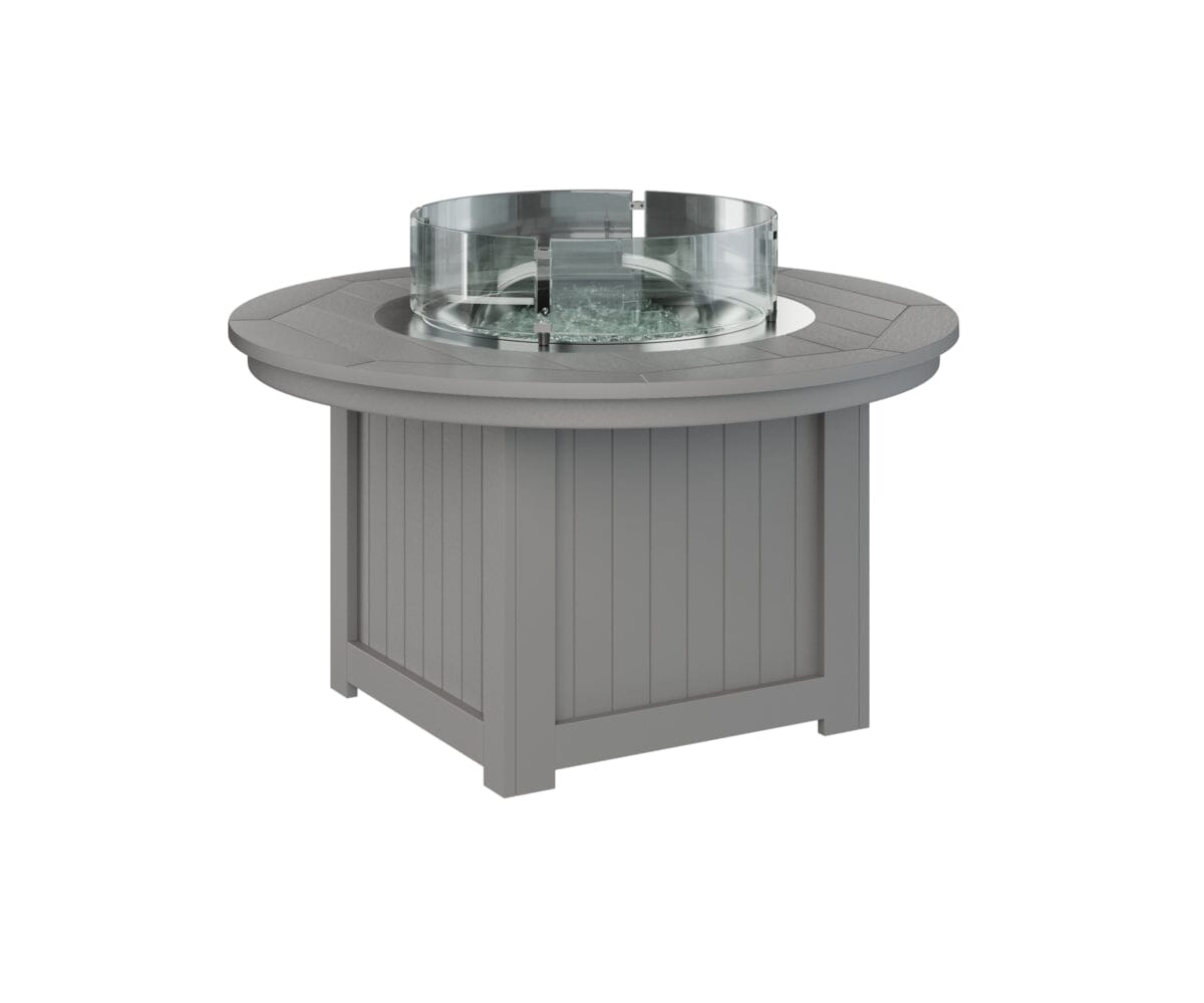 Donoma Round Fire Pit Rockwood Outdoor Furniture Light Gray 
