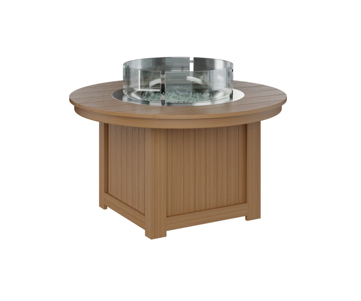 Donoma Round Fire Pit Rockwood Outdoor Furniture Natural Finish: Natural Teak 