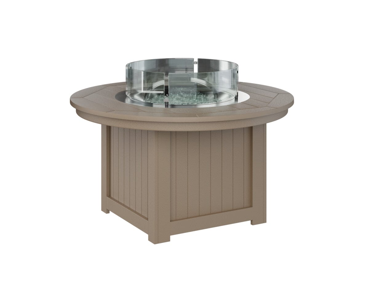Donoma Round Fire Pit Rockwood Outdoor Furniture Weatherwood 