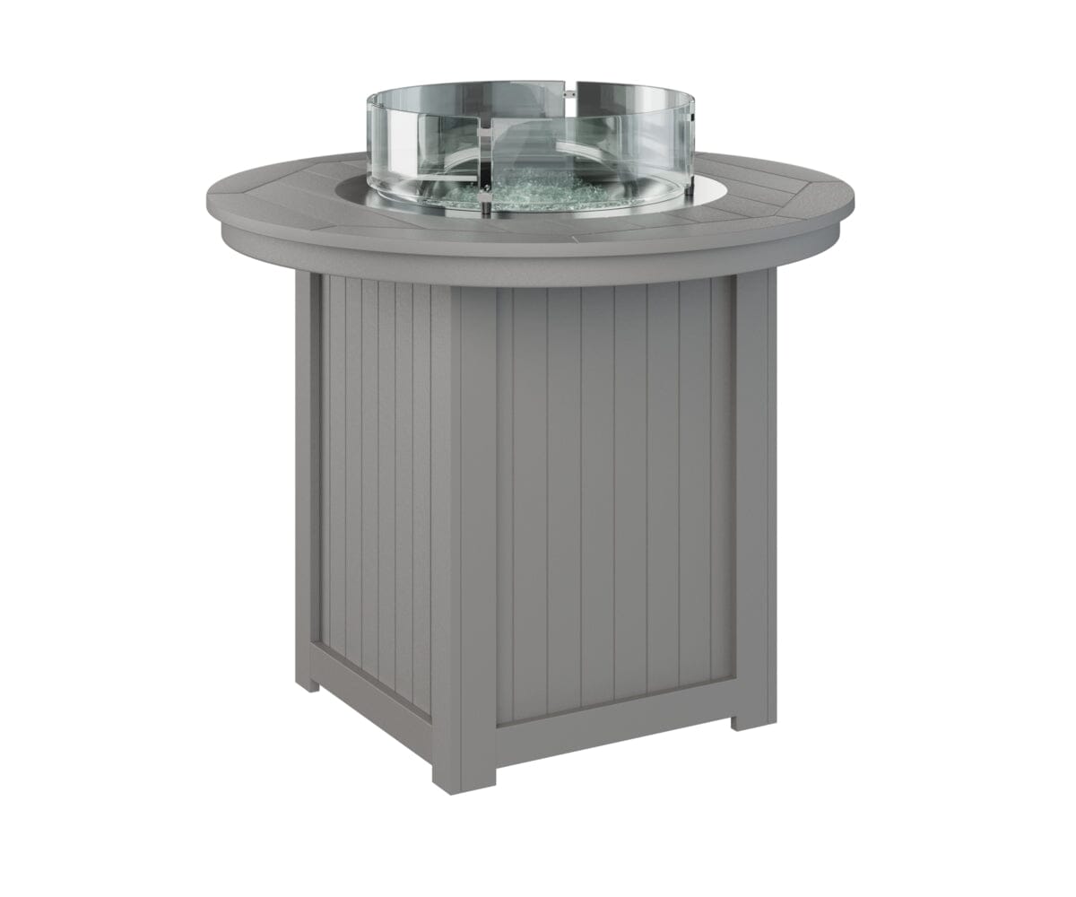 Donoma Counter Fire Table Rockwood Outdoor Furniture Light Gray 