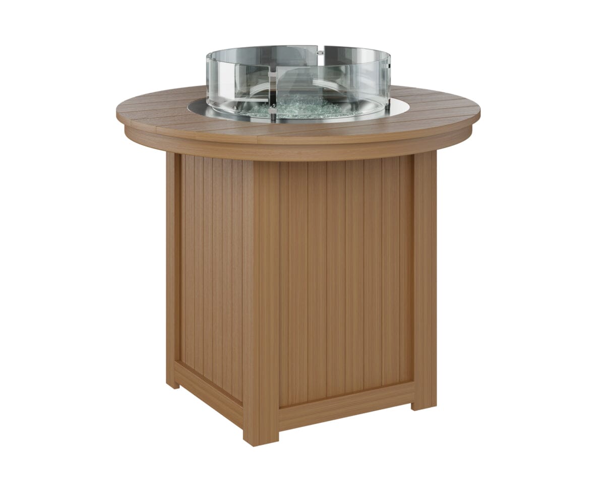 Donoma Counter Fire Table Rockwood Outdoor Furniture Natural Finish: Natural Teak 