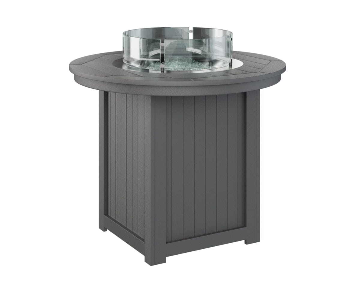 Donoma Counter Fire Table Rockwood Outdoor Furniture Smoke Gray 