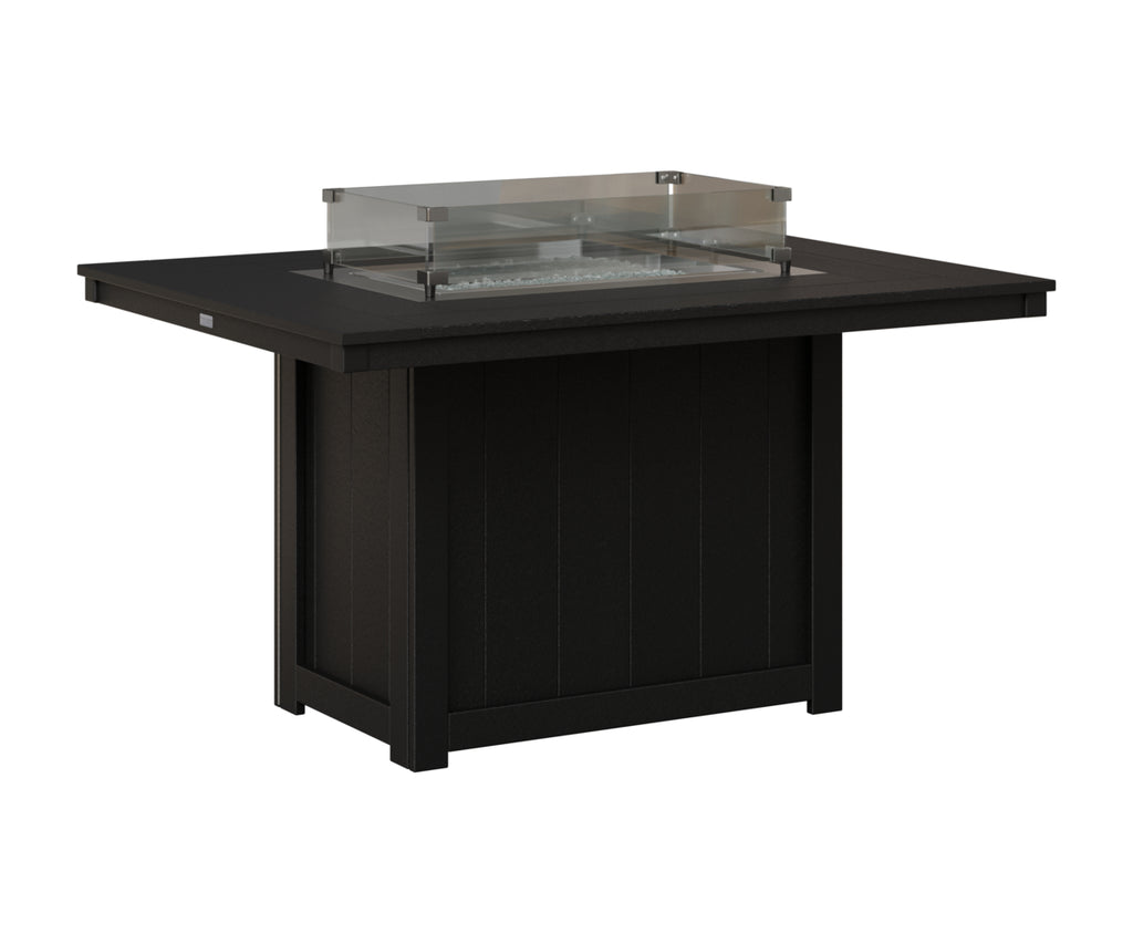 Donoma 42" x 54" Rectangular Fire Table Dining