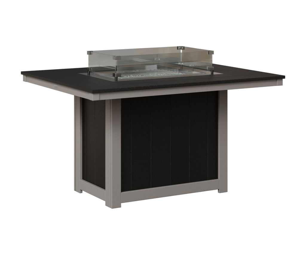 Donoma 42" x 54" Rectangular Fire Table Dining
