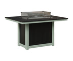 Donoma 42" x 54" Rectangular Fire Table Dining