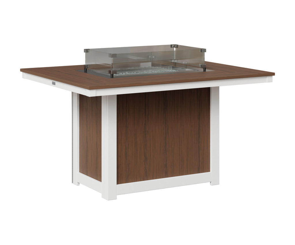 Donoma 42" x 54" Rectangular Fire Table Dining