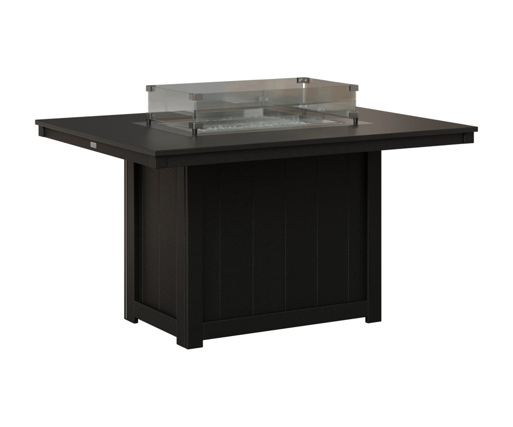Donoma 42" x 54" Rectangular Fire Table Dining