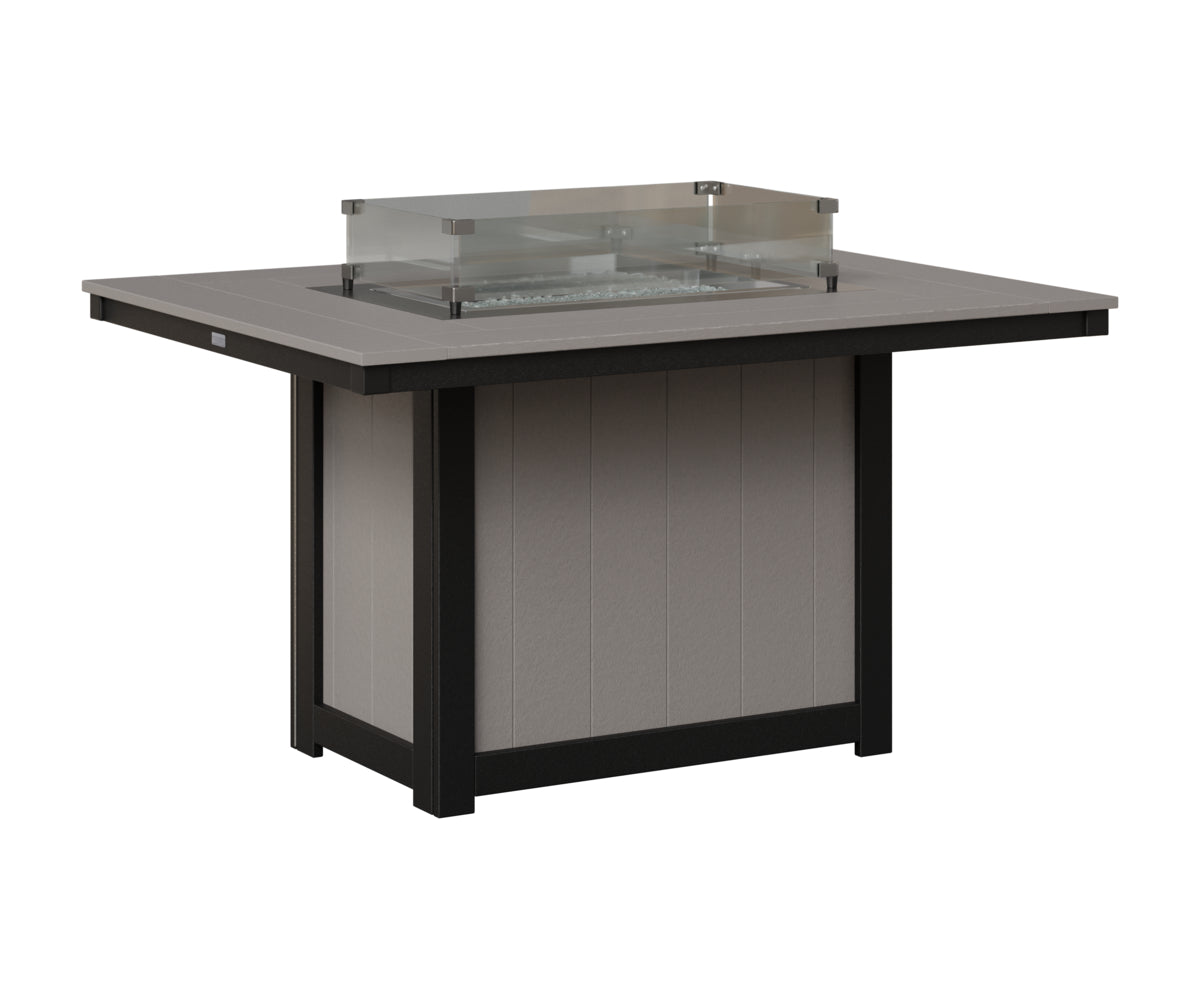 Donoma 42" x 54" Rectangular Fire Table Dining