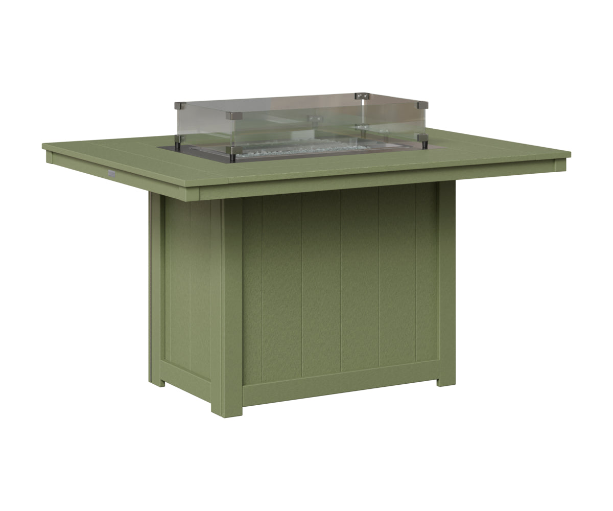 Donoma 42" x 54" Rectangular Fire Table Dining