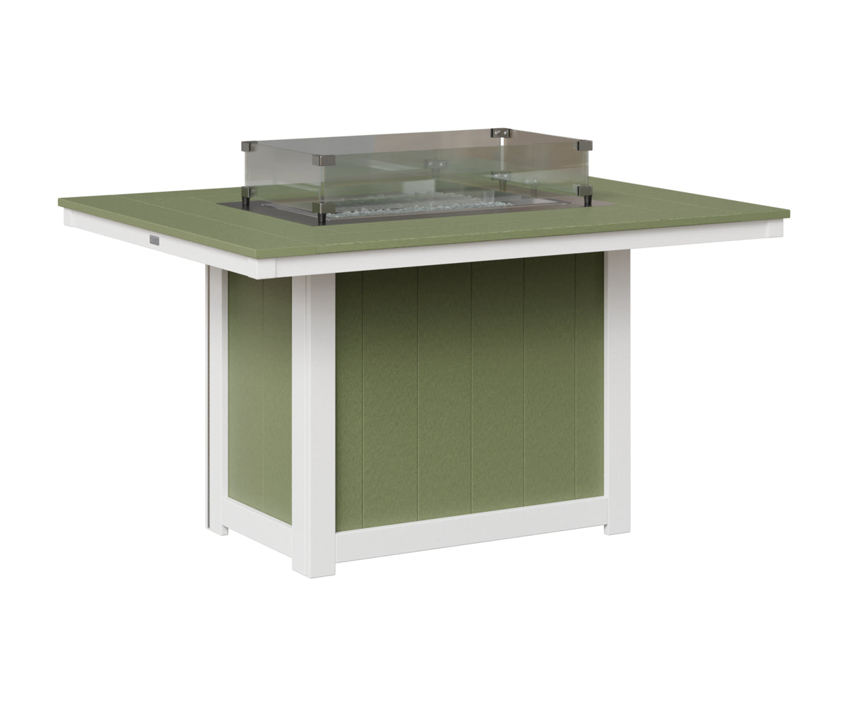 Donoma 42" x 54" Rectangular Fire Table Dining