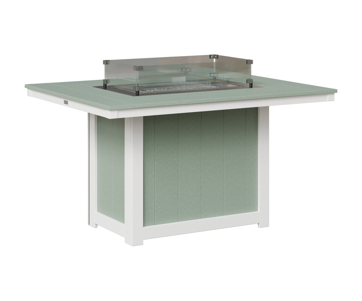 Donoma 42" x 54" Rectangular Fire Table Dining
