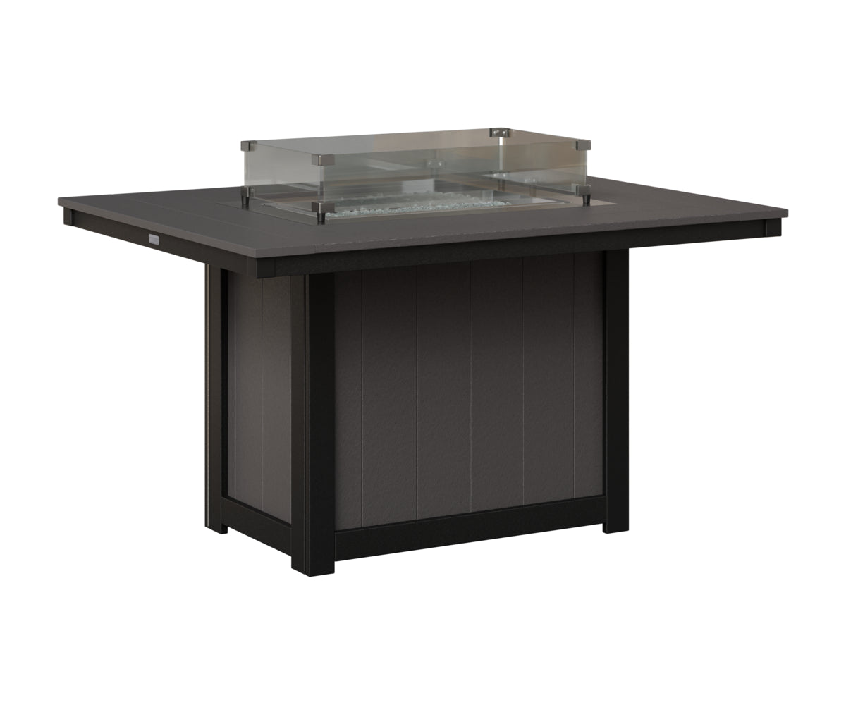 Donoma 42" x 54" Rectangular Fire Table Dining