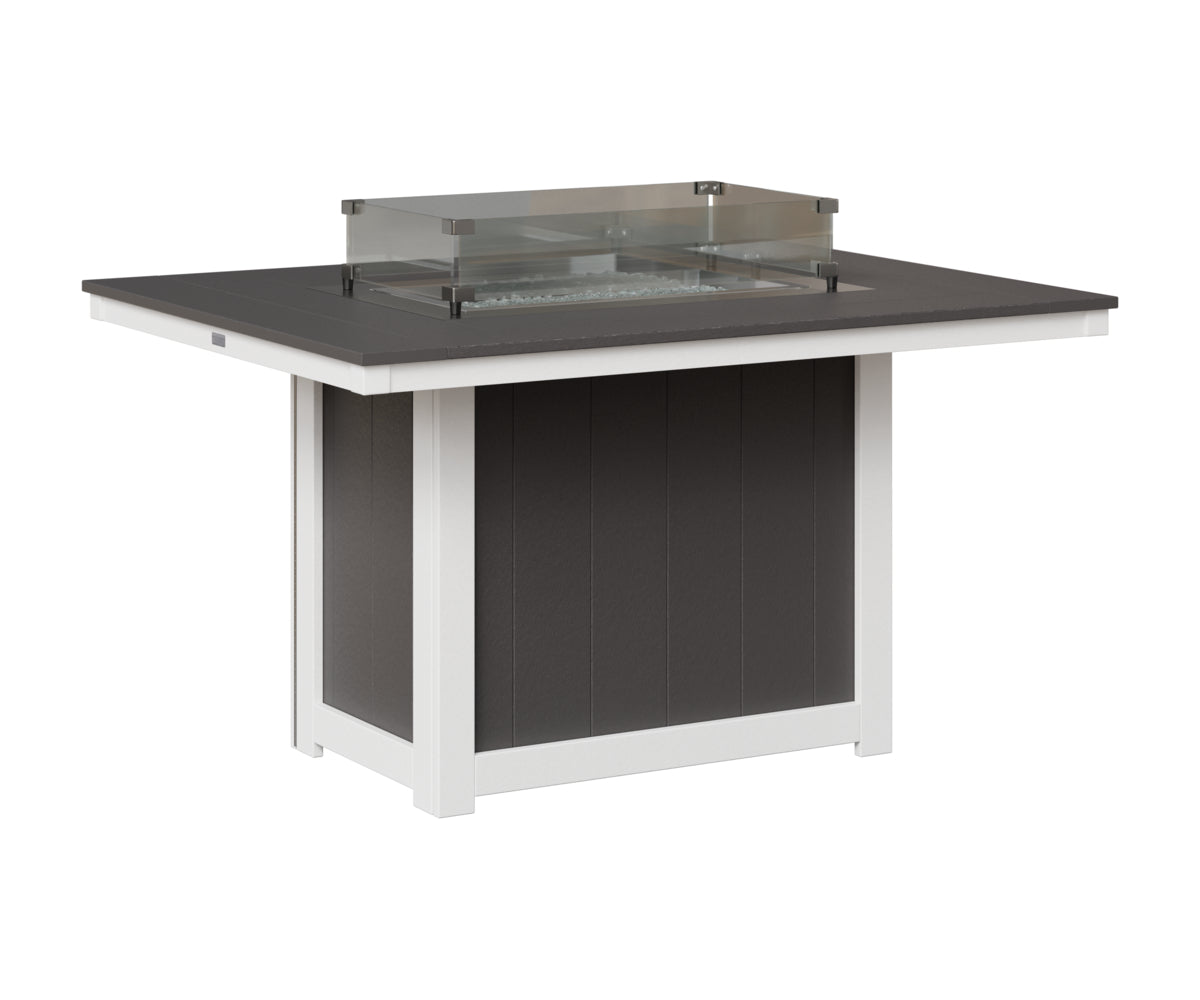 Donoma 42" x 54" Rectangular Fire Table Dining