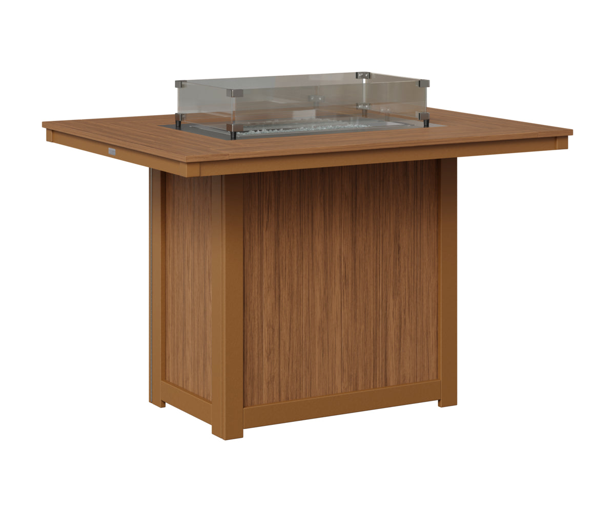 Donoma 42" x 54" Rectangular Fire Table Counter