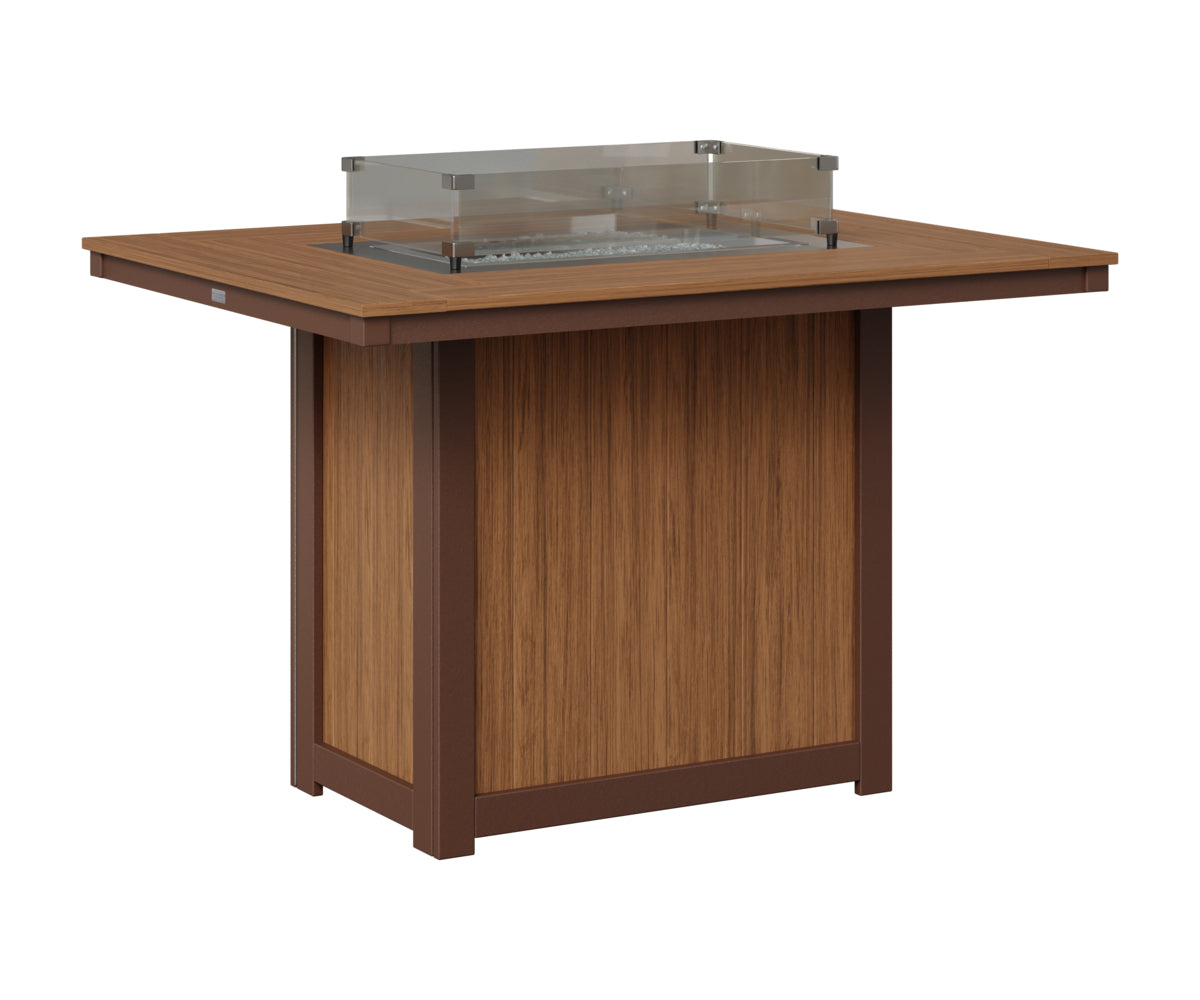 Donoma 42" x 54" Rectangular Fire Table Counter