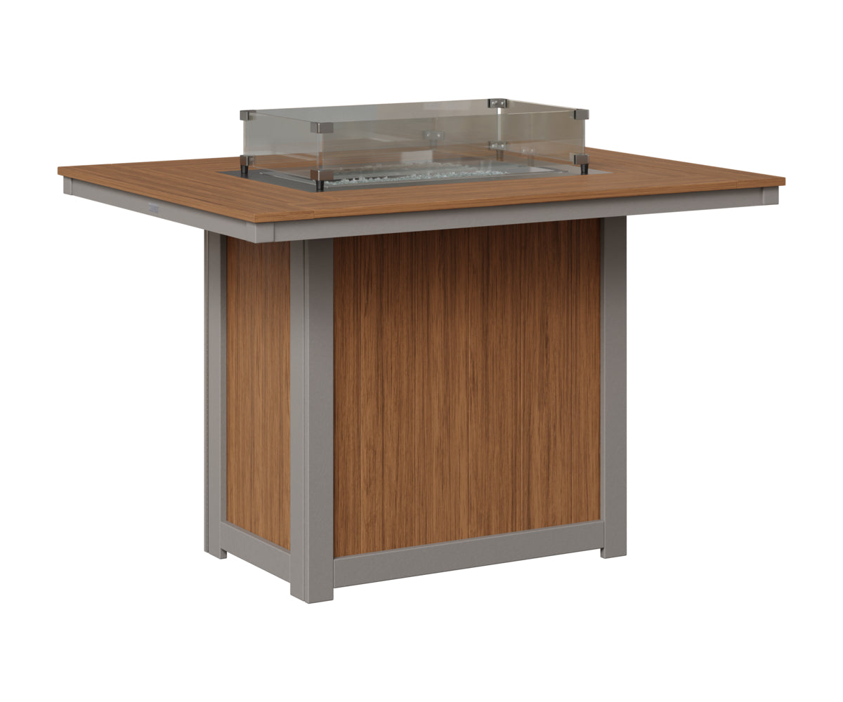 Donoma 42" x 54" Rectangular Fire Table Counter