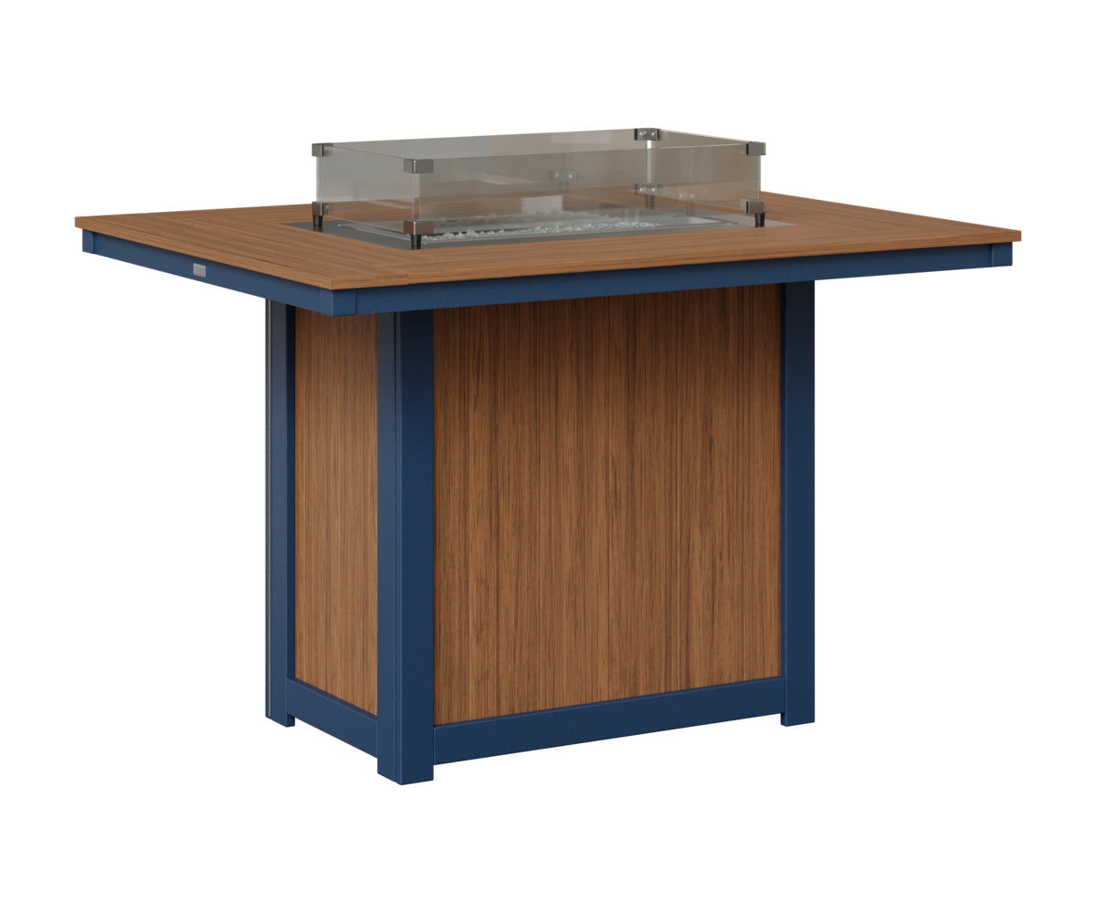 Donoma 42" x 54" Rectangular Fire Table Counter