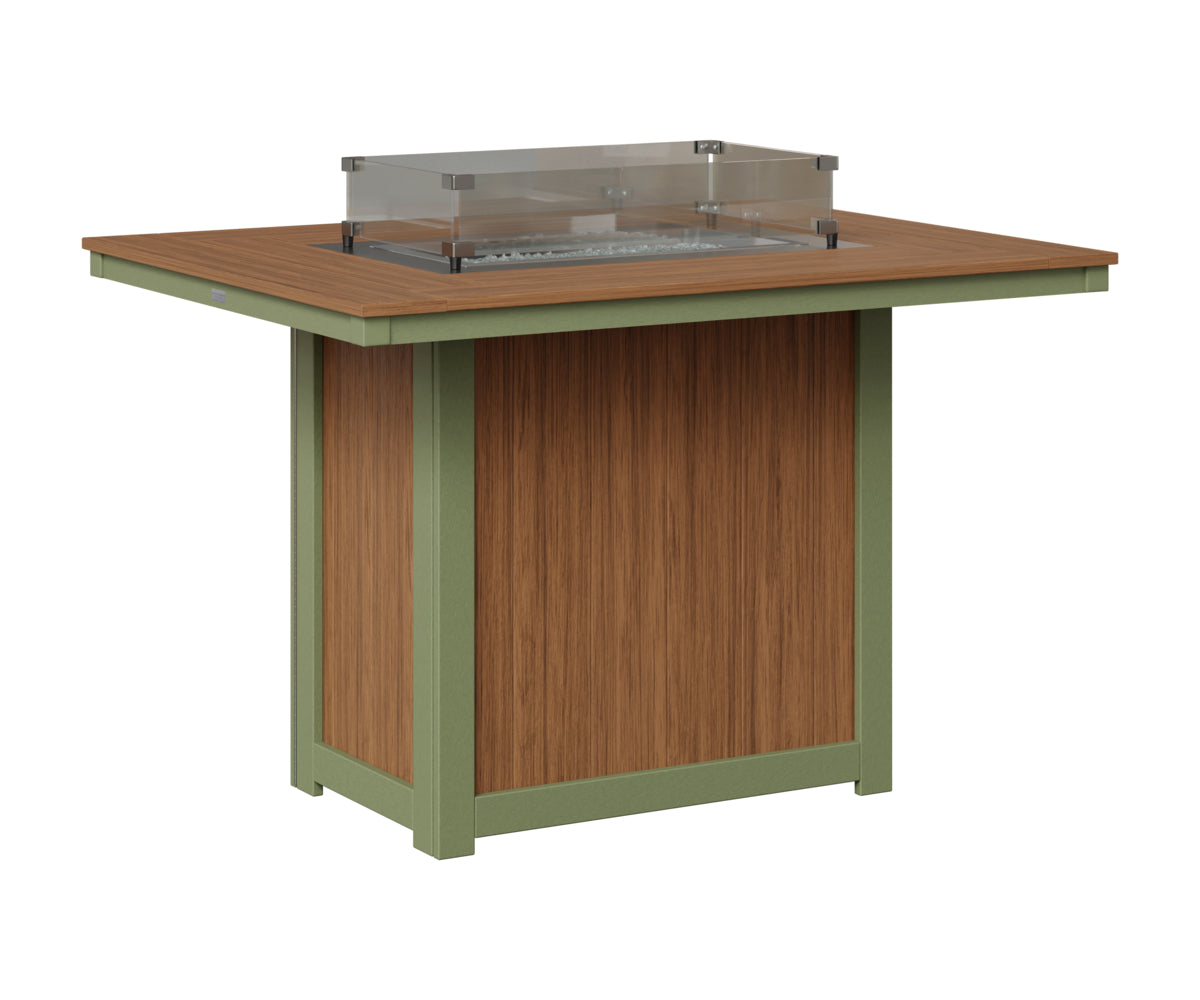Donoma 42" x 54" Rectangular Fire Table Counter