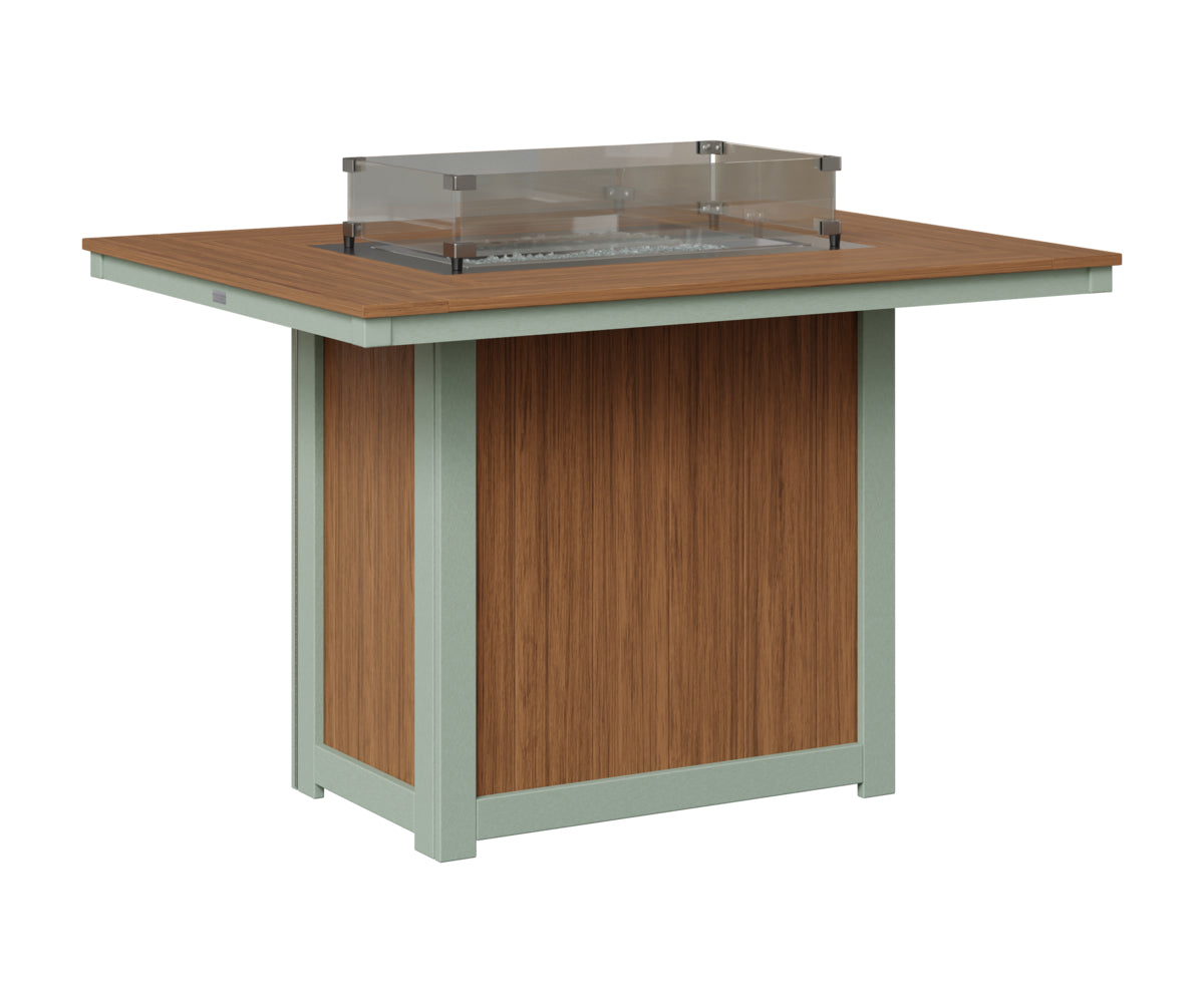 Donoma 42" x 54" Rectangular Fire Table Counter