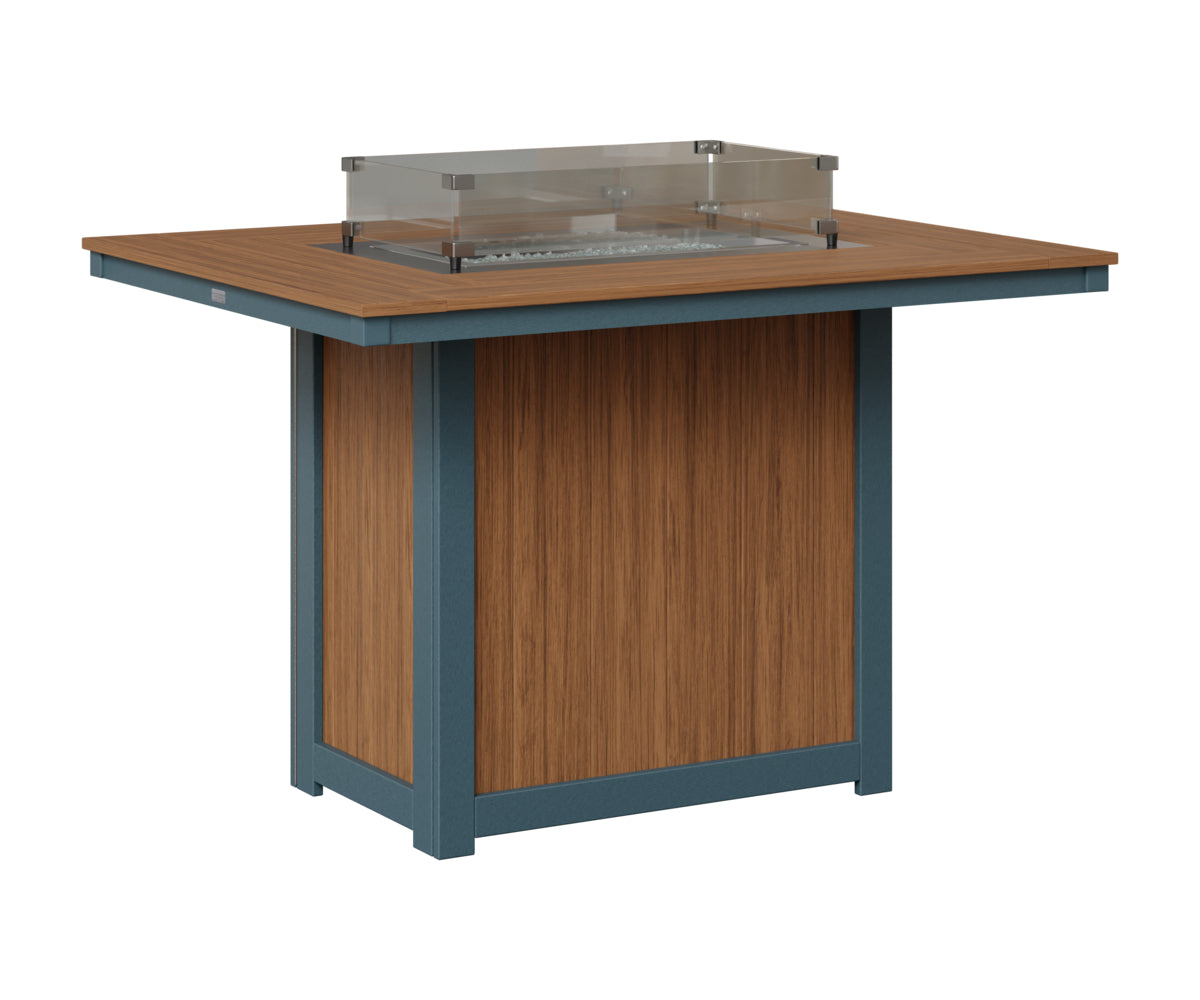 Donoma 42" x 54" Rectangular Fire Table Counter