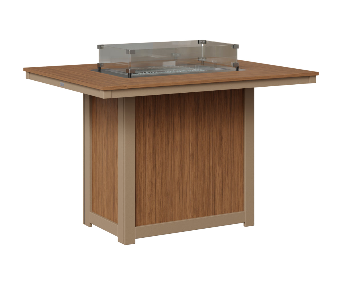 Donoma 42" x 54" Rectangular Fire Table Counter