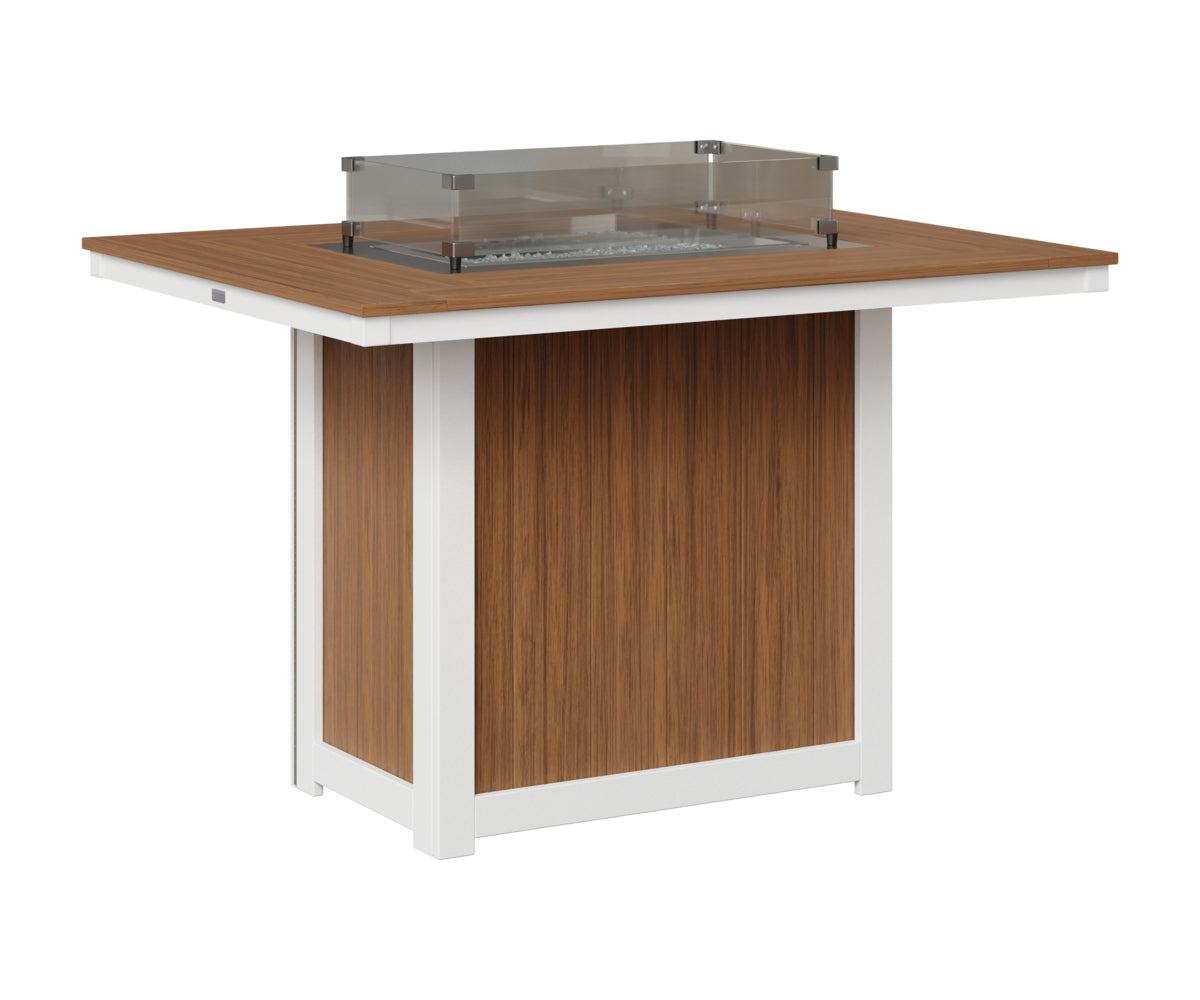 Donoma 42" x 54" Rectangular Fire Table Counter