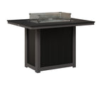 Donoma 42" x 54" Rectangular Fire Table Counter