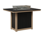 Donoma 42" x 54" Rectangular Fire Table Counter