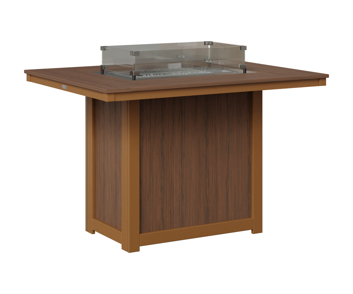 Donoma 42" x 54" Rectangular Fire Table Counter