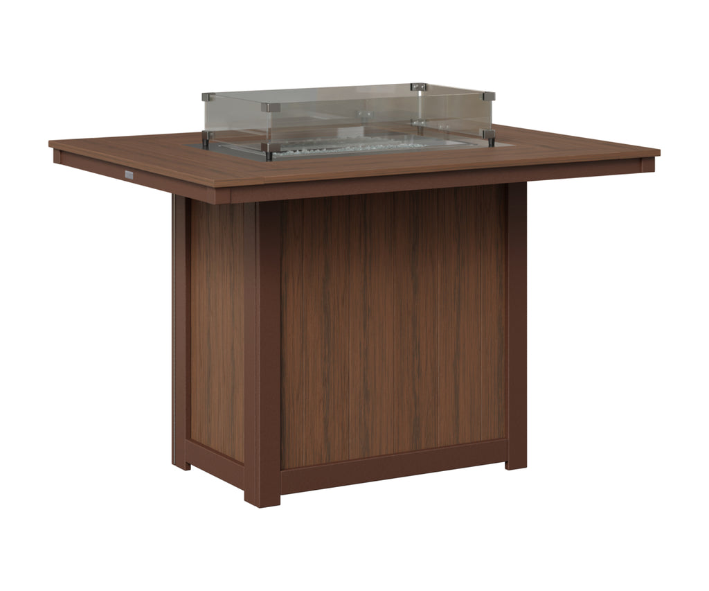 Donoma 42" x 54" Rectangular Fire Table Counter