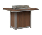 Donoma 42" x 54" Rectangular Fire Table Counter