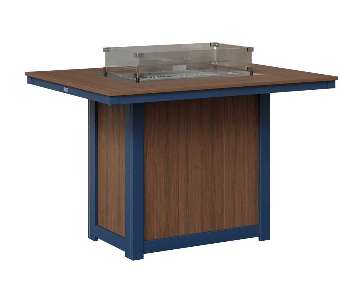 Donoma 42" x 54" Rectangular Fire Table Counter