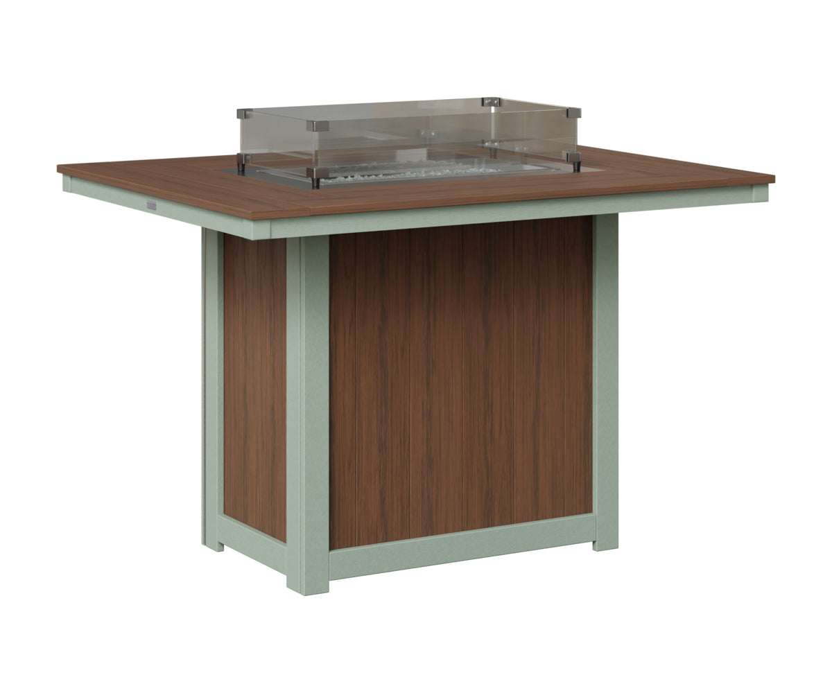 Donoma 42" x 54" Rectangular Fire Table Counter