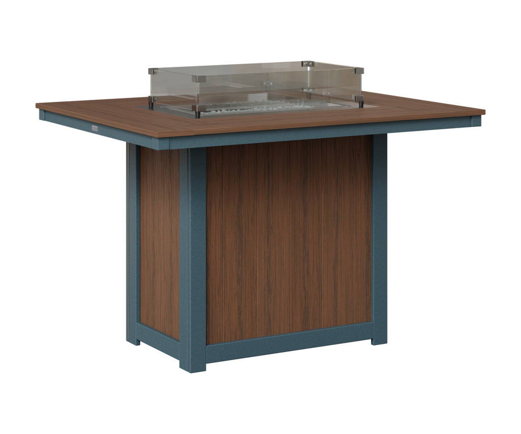 Donoma 42" x 54" Rectangular Fire Table Counter
