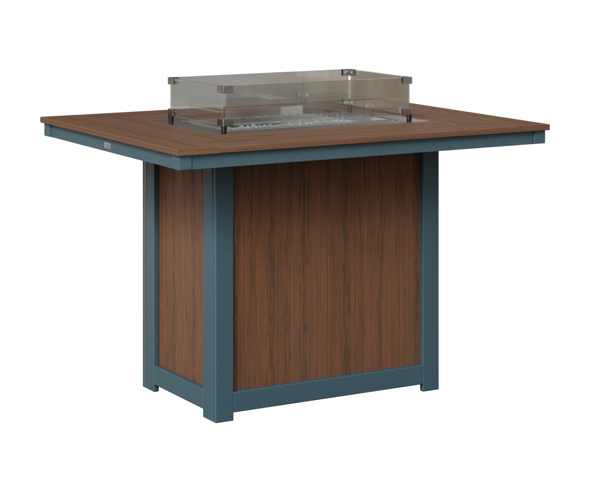 Donoma 42" x 54" Rectangular Fire Table Counter