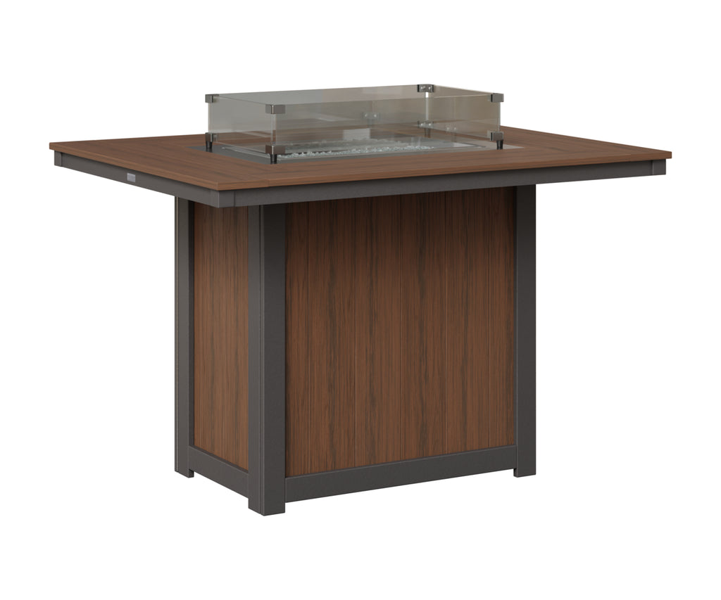 Donoma 42" x 54" Rectangular Fire Table Counter